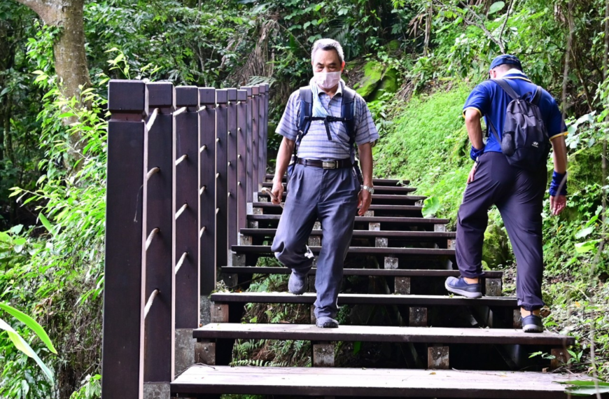 台灣新聞通訊社-打造安全舒適旅遊環境 太平霧峰熱門步道翻新完工啟用