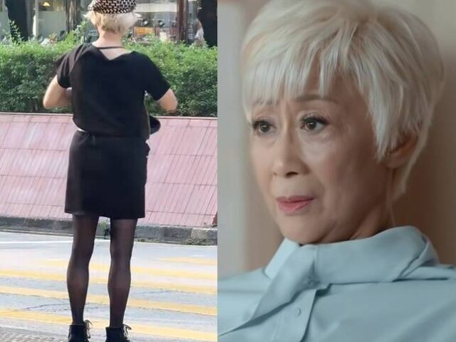 台灣新聞通訊社-72歲TVB億萬富婆陳曼娜    少女打扮現身街頭