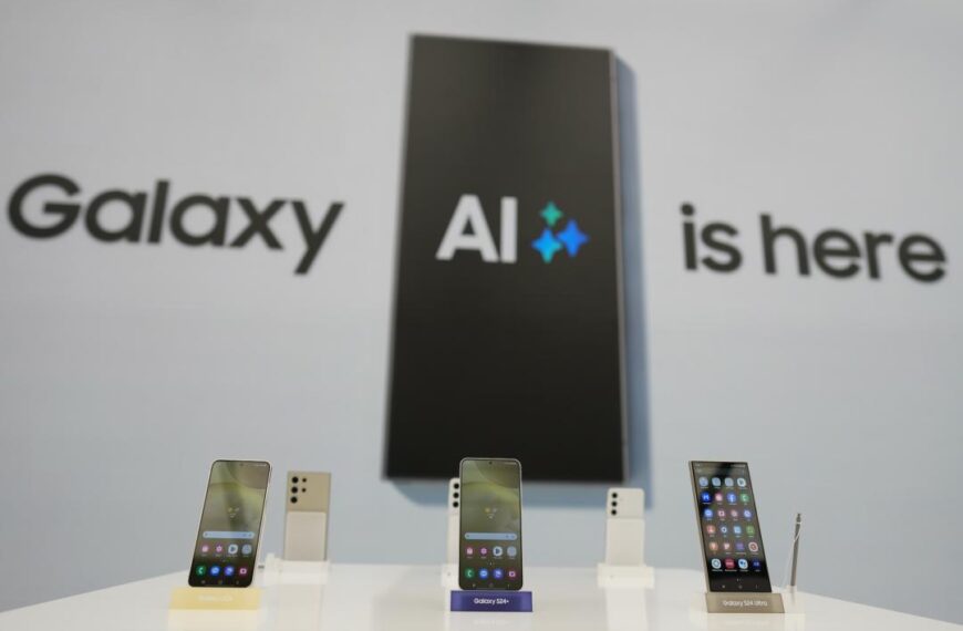 台灣新聞通訊社-搶先蘋果iPhone一步！三星手機月底上線繁體中文Galaxy AI