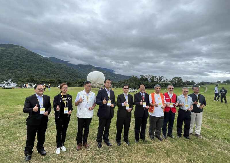 台灣新聞通訊社-台灣通訊技術大突破！首顆國產高空氣球亮相