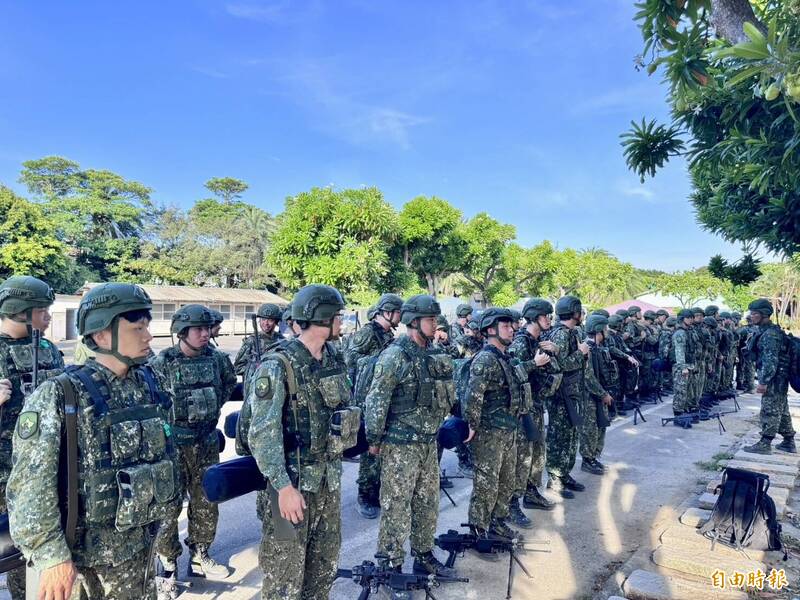 台灣新聞通訊社-當主戰部隊的後盾 新制教召後備部隊首度參與「長泰操演」