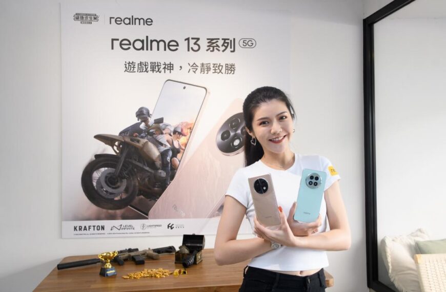 台灣新聞通訊社-瞄準萬元電競手機市場！realme 13、13+ 雙新機登台