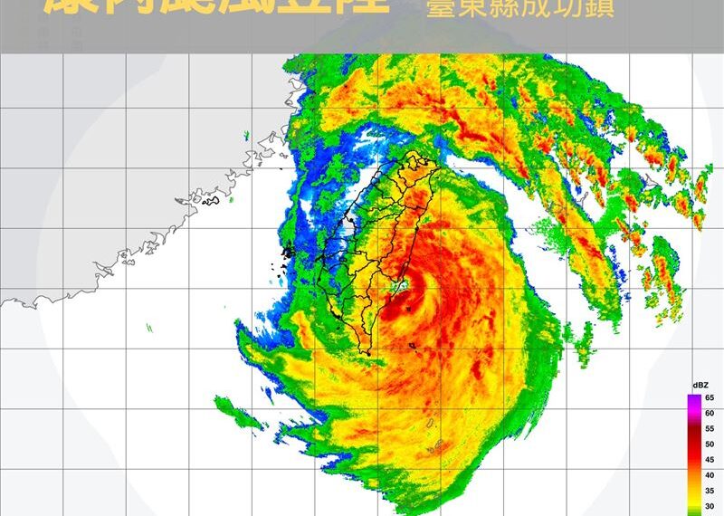 台灣新聞通訊社-明天再放一天颱風假？「最新風雨預測」曝光　恐停班課縣市一次看