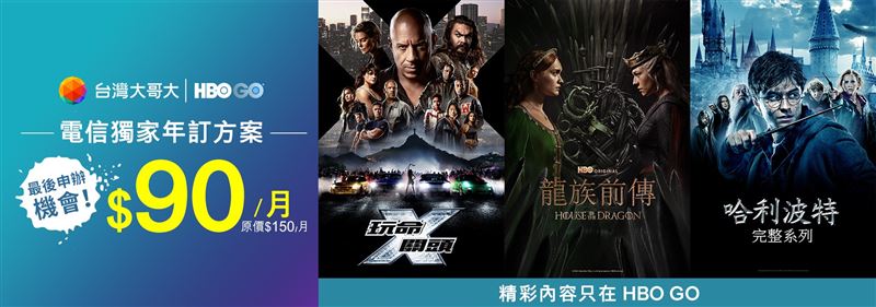 台灣新聞通訊社-串流影音HBO GO將轉換為Max　月租優惠一次看