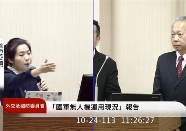 台灣新聞通訊社-質詢問「磷含量」惹議　徐巧芯再嗆：我有講磷元素嗎？中科院長無奈嘆氣