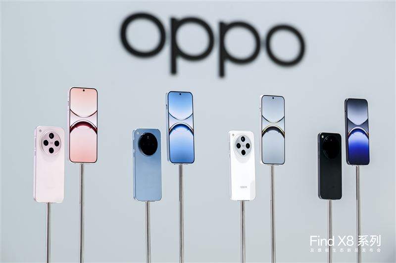 台灣新聞通訊社-哈蘇影像系統、全新ColorOS 15　OPPO Find X8系列將於台灣市場推出