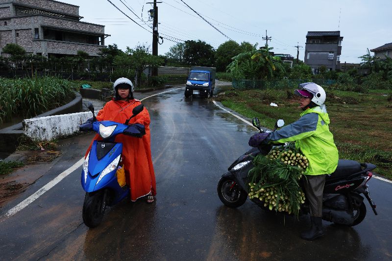 台灣新聞通訊社-東北風影響　基隆北海岸及台北市山區防豪雨