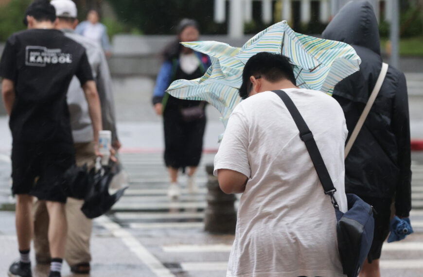 台灣新聞通訊社-潭美颱風不發警報 北市府示警：相近110年圓規颱風路徑