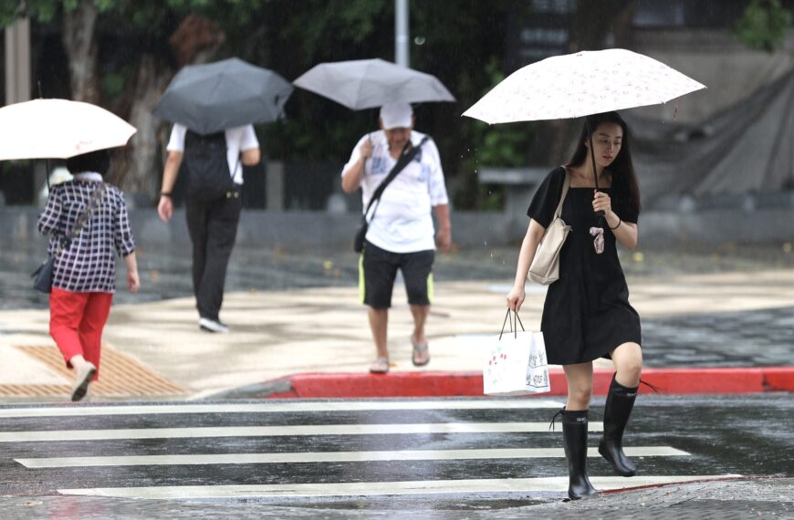 台灣新聞通訊社-不斷更新／北北基宣布了！全台25日停班停課資訊一覽