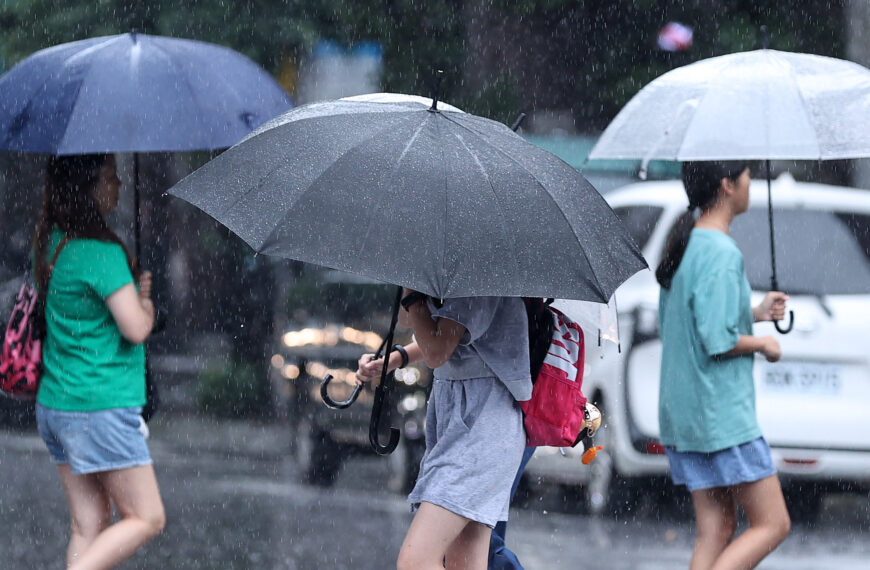 台灣新聞通訊社-強颱康芮逼近 8縣市豪雨特報宜蘭花蓮大豪雨