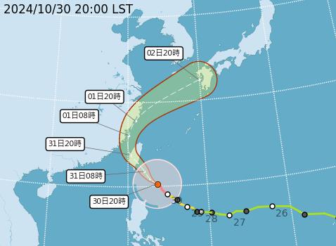 台灣新聞通訊社-康芮颱風影響 長榮、立榮航空國際線今部分航班取消