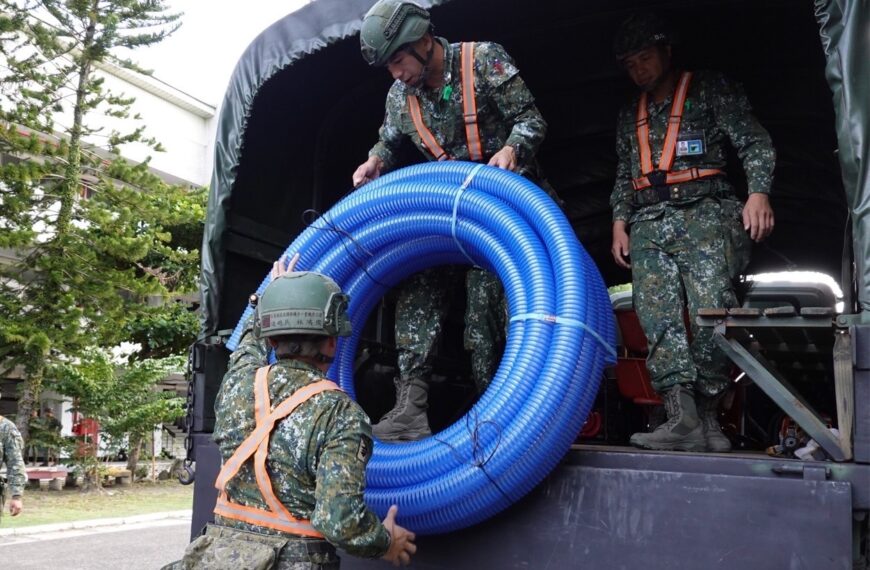 台灣新聞通訊社-颱風康芮逼近 國軍各作戰區已做好因應