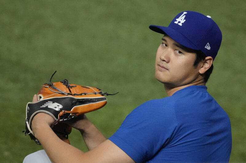 台灣新聞通訊社-MLB》大谷能否在東蛋開幕戰投打二刀流？ 道奇總管給出答案