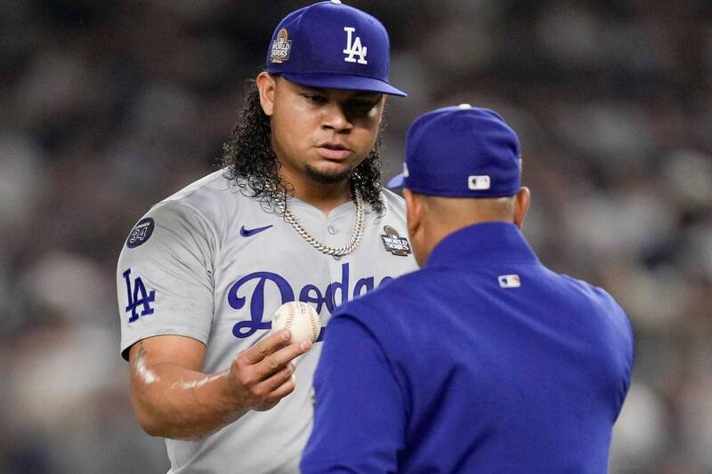 台灣新聞通訊社-MLB》今年例行賽只投7.1局！道奇牛棚火球男明年上半季又報銷了