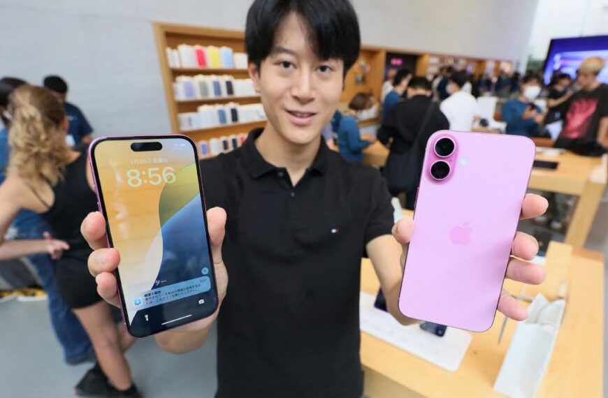 台灣新聞通訊社-日本人最愛手機換了！蘋果新款 iPhone 16 竟只能排第三