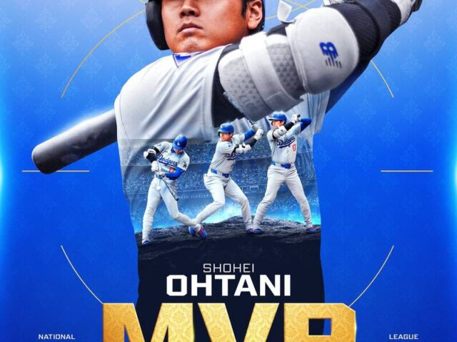 台灣新聞通訊社-MLB》史上第一位指定打擊MVP！ 大谷翔平全票獲選續寫驚人傳奇