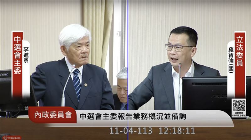 台灣新聞通訊社-正面交鋒！羅智強公投綁大選脫口「這句」　李進勇不忍了：我沒那麼老