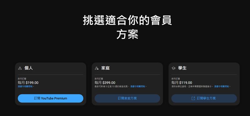 台灣新聞通訊社-數位移民全被遣返！便宜YT會員不止跨區無效　一票人費用暴漲1.75倍