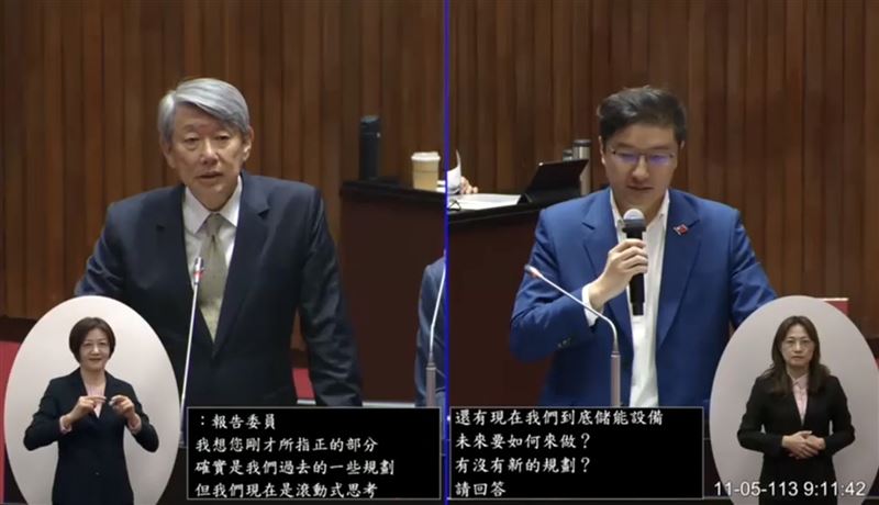 台灣新聞通訊社-藍委質疑大購電不利能源安全　經長答政策還在滾動