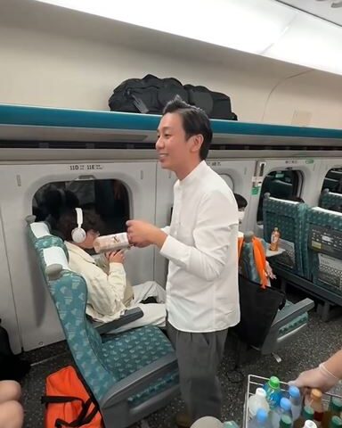 台灣新聞通訊社-台灣奪冠寫歷史「請全車廂喝飲料」　高鐵男真實身分曝：太衝動也太感動