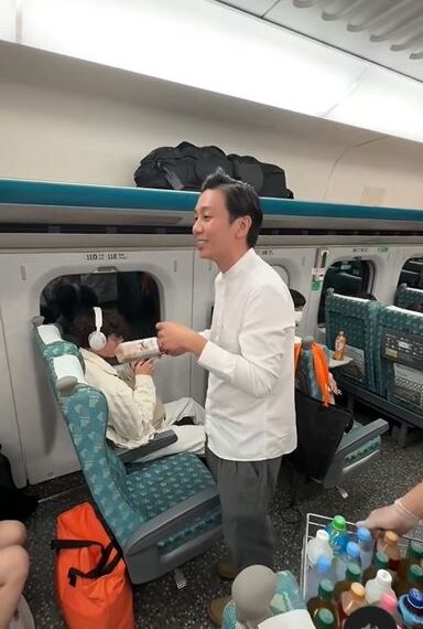 台灣新聞通訊社-台灣奪冠寫歷史「請全車廂喝飲料」　高鐵男真實身分曝：太衝動也太感動