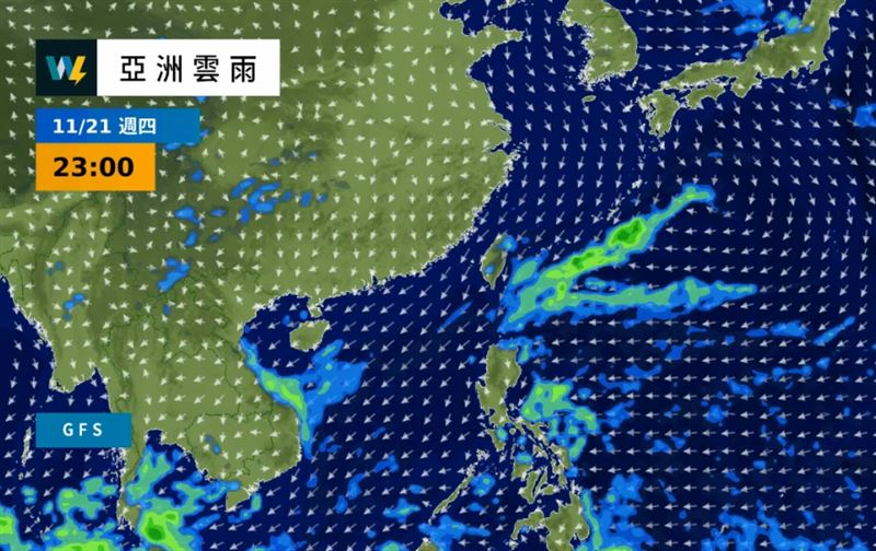 台灣新聞通訊社-首波大陸冷氣團來了？下週這天低溫有機會「降到15度以下」