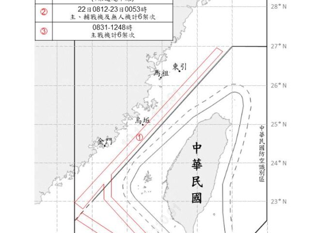 台灣新聞通訊社-中共32機艦出海擾台  西南空域活動頻次再增加