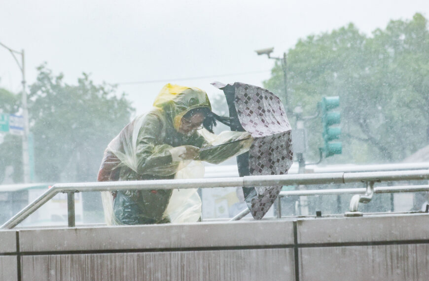 台灣新聞通訊社-康芮颱風襲台民眾驚大樓在晃…專家曝歷年紀錄 網點名「它」最有感