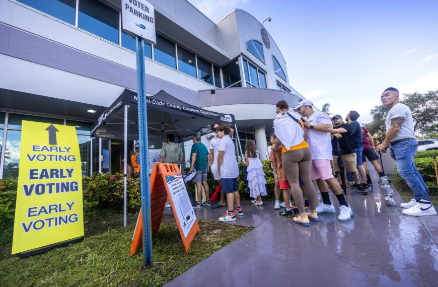 台灣新聞通訊社-美國排隊多久才能投到票？ 等候時間看出選區貧富差距