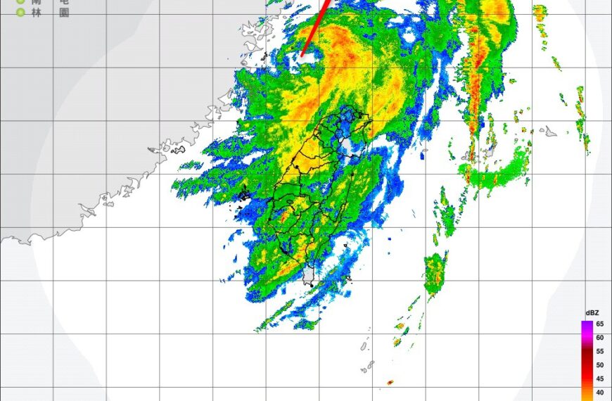 台灣新聞通訊社-康芮遠離風雨將歇 粉專：這天冷空氣南下 北部低溫跌到1字頭