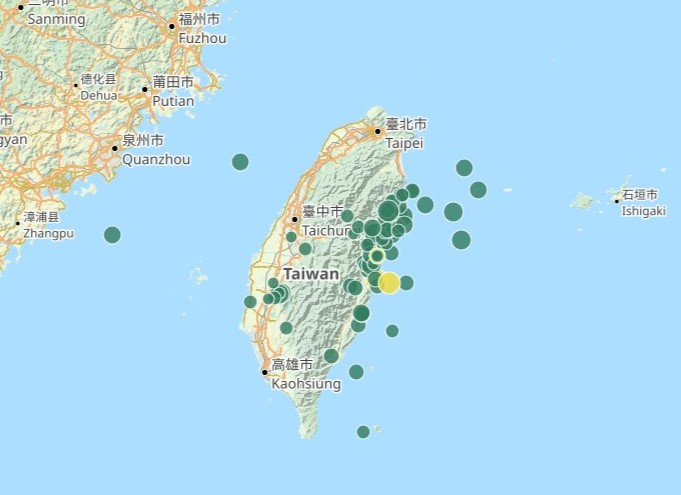 台灣新聞通訊社-今年規模5以上地震特別多 氣象署：不排除進入地震好發時代