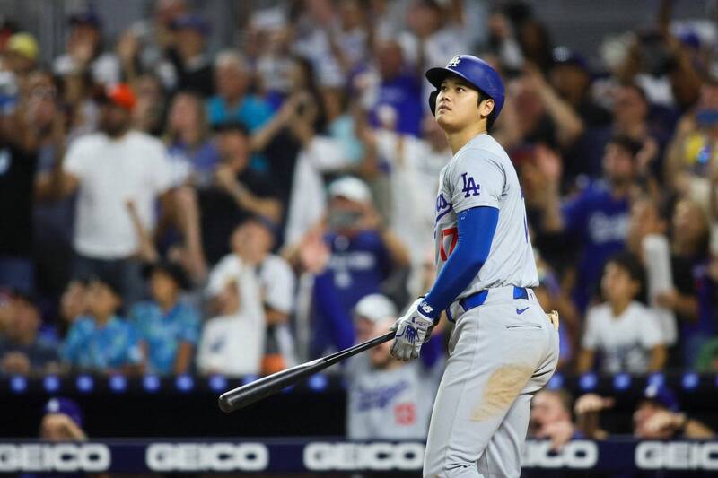 台灣新聞通訊社-MLB》「他是棒球之神派來摧毀比賽的…」 美媒回憶大谷50轟50盜當晚