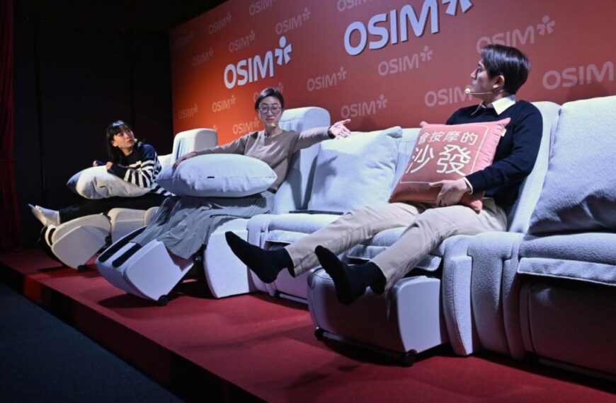 台灣新聞通訊社-OSIM 按摩沙發登台開賣！多變組合自由混搭、一張就有 3 種型態