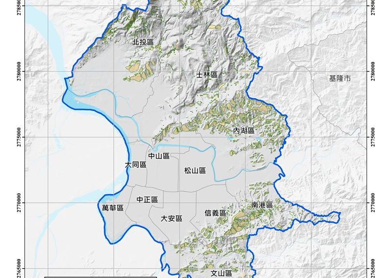 台灣新聞通訊社-「山崩地質敏感區」北北基40地入列　內湖、大安、信義全上榜