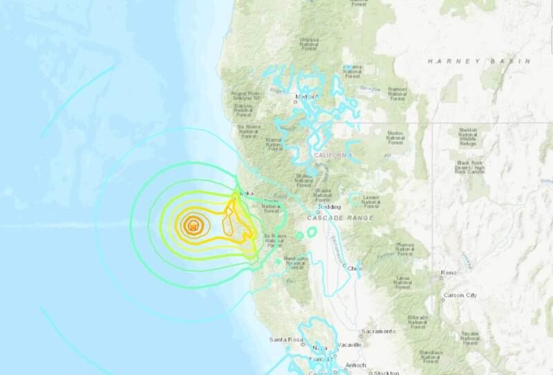 台灣新聞通訊社-北加州罕見7.0強震！海嘯警報1小時取消　專家曝原因
