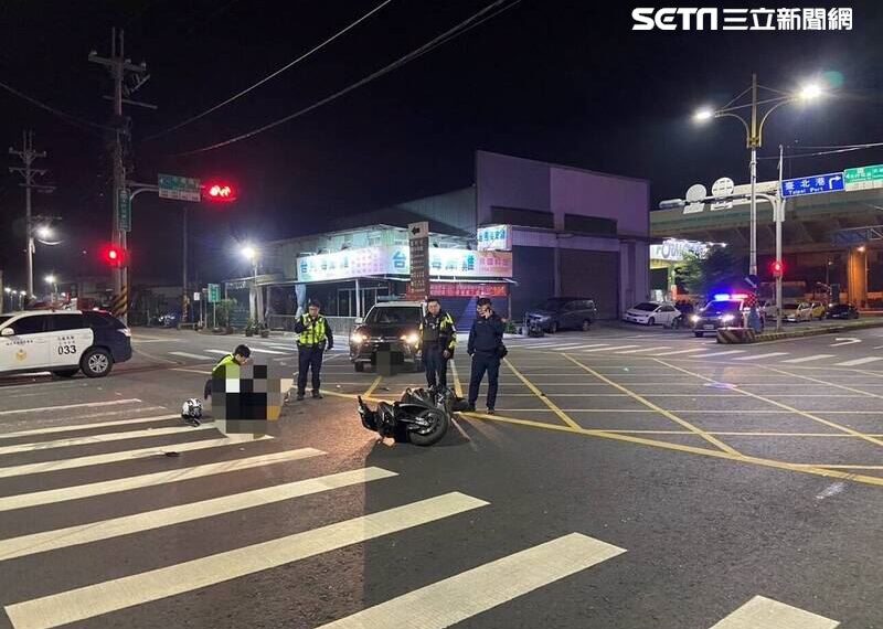 台灣新聞通訊社-取締噪音！女車友控警刻意衝撞　蘆洲分局：機車沒開大燈