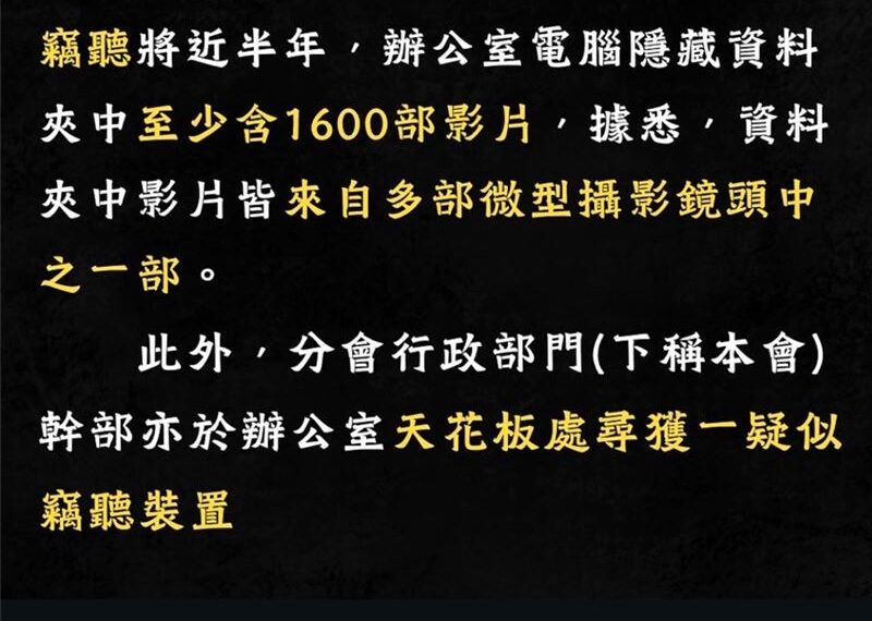 台灣新聞通訊社-陽明交大學生會爆長期遭偷拍！學生私密被看光　警帶回1男大生送辦