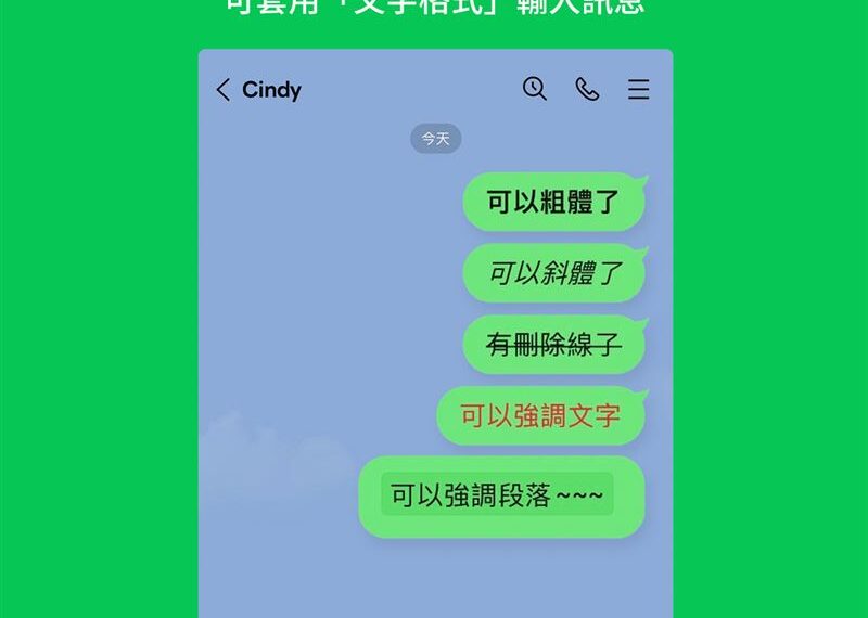 台灣新聞通訊社-LINE一口氣公開4新功能！「5大神用法」一篇搞懂