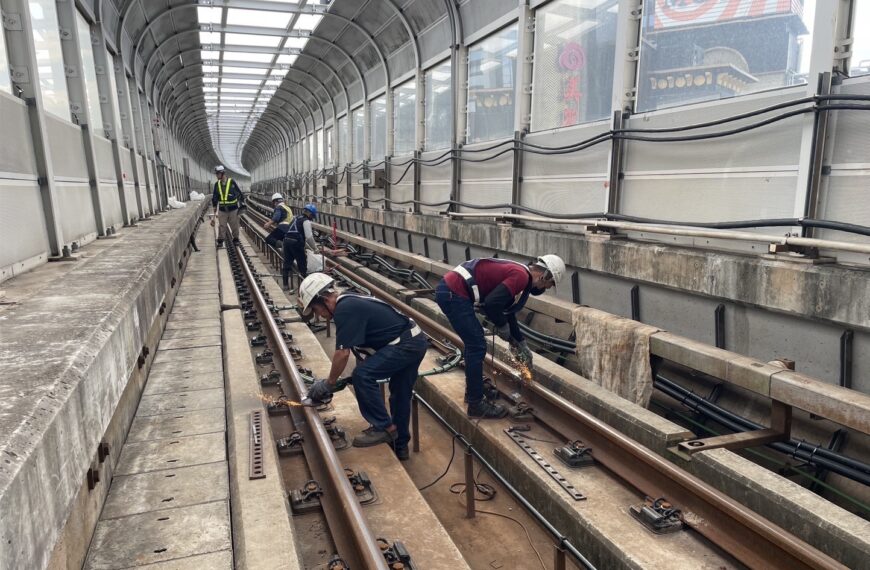 台灣新聞通訊社-環狀線12月10日前復原完成 年底通車還要做這些事