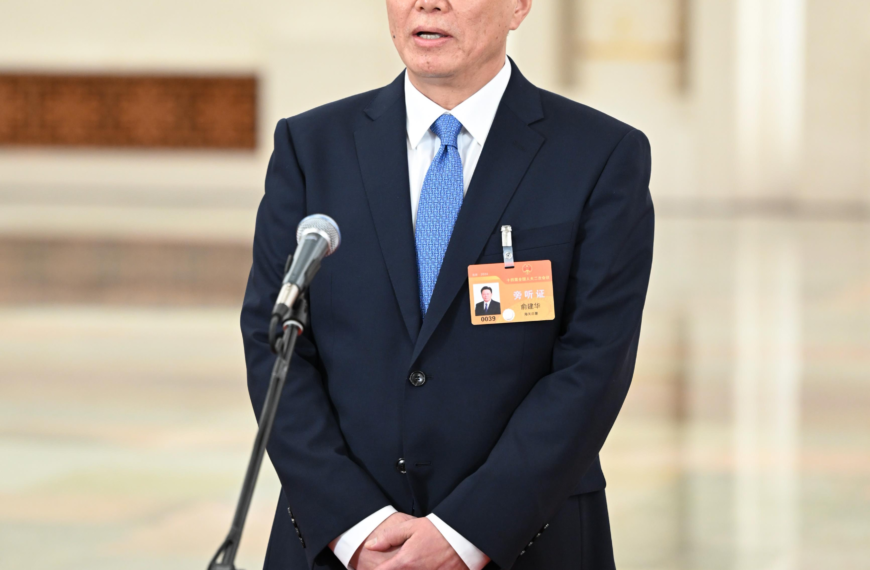 台灣新聞通訊社-大陸海關署長俞建華突傳死訊 官方稱「突發疾病」