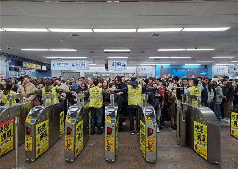 台灣新聞通訊社-上班日逢跨年、又撞張惠妹演唱會！北捷總運量創紀錄