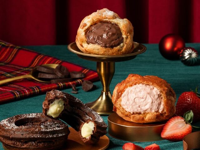 台灣新聞通訊社-泡芙爺爺3明星口味年末回歸！漢堡王勁濃起士點心限時開吃