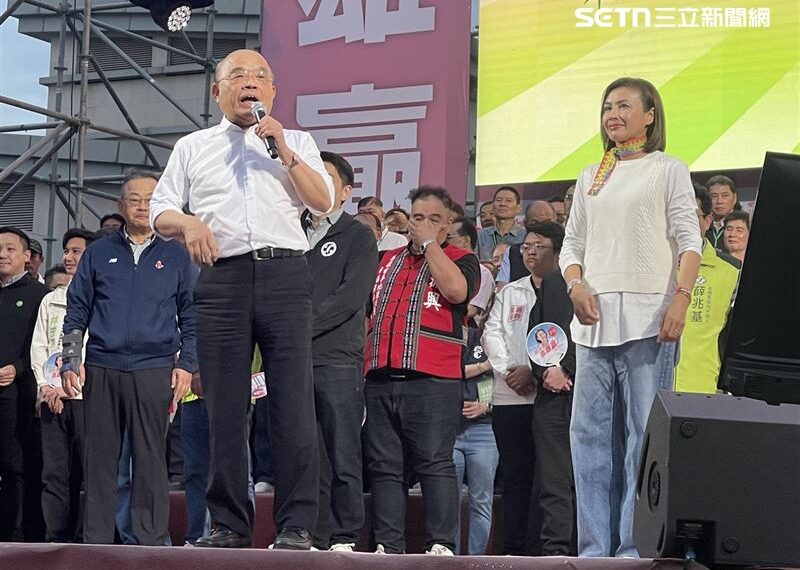 台灣新聞通訊社-首場初選造勢回防鳳山!「護國院長」蘇貞昌:選一個能戰能做好的市長