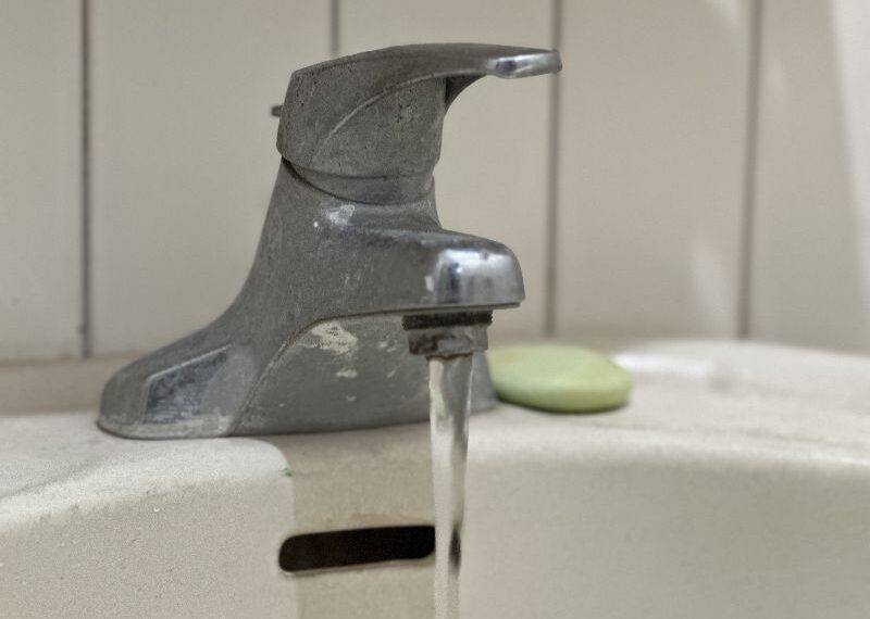 台灣新聞通訊社-淡北道路施工挖破管線停水 新北:已恢復供水