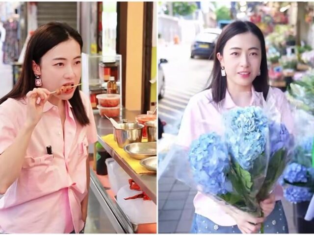 台灣新聞通訊社-「千億富太」街邊大口嗑魚蛋！　買繡球花「只花80元」喊：不要浪費