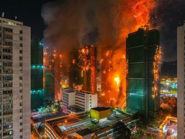 台灣新聞通訊社-警鈴失靈！香港惡火奪128命　火警測試：不會響