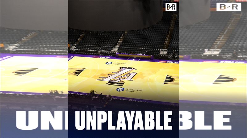 台灣新聞通訊社-NBA盃／東契奇控訴「太滑」！聯盟回應了　禁止湖人最終戰用特殊地板