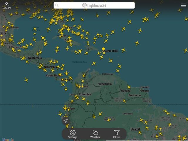 台灣新聞通訊社-新／箭在弦上？川普籲關閉委內瑞拉領空　網站顯示委國上空已無飛機