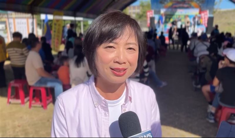 台灣新聞通訊社-麥玉珍想選台中市長 何欣純:不管三腳督或一對一,我都按自己的節奏走