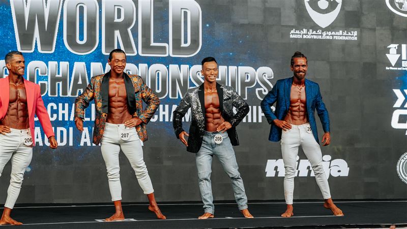 台灣新聞通訊社-健美/2025年IFBB世界健美錦標賽 台灣好手劉明毅攬雙金寫歷史